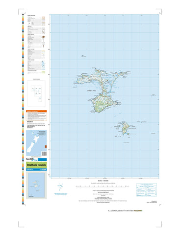 31 - Chatham Islands Topo250 map