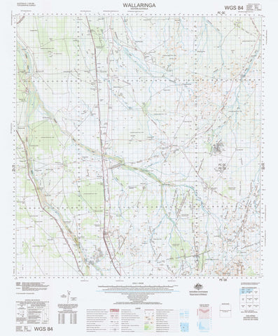 2656 Wallaringa 1:100k Topographic Map