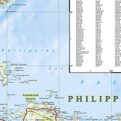 Philippines National Geographic Folded Map