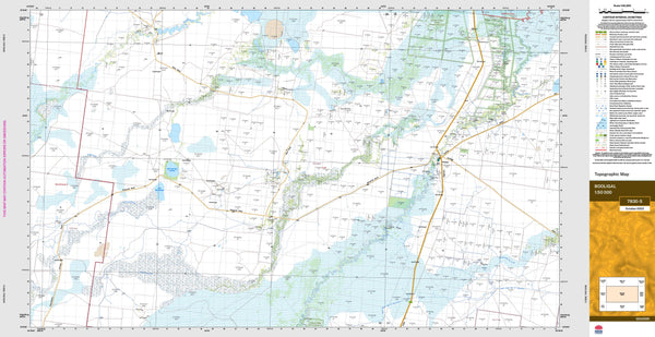 Booligal 7830-S Topographic Map 1:50k