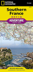 Southern France National Geographic Folded Map