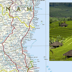Vietnam North National Geographic Folded Map