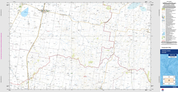 Yerong Creek 8327-3S Topographic Map 1:25k