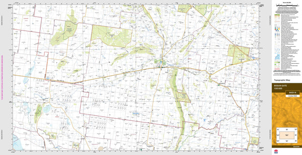 Bogan Gate 8431-N Topographic Map 1:50k