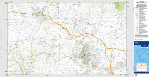 Yass 8628-2N Topographic Map 1:25k