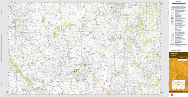 Boorowa 8629-S Topographic Map 1:50k