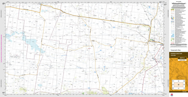 Burren Junction 8637-N Topographic Map 1:50k