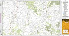 Binnaway 8734-N Topographic Map 1:50k
