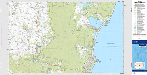 Wolumla 8824-2N Topographic Map 1:25k