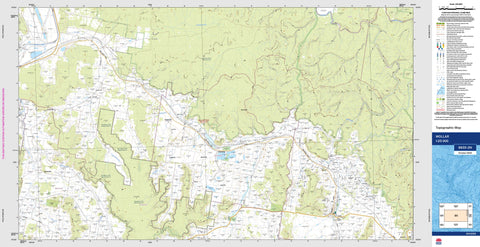 Wollar 8833-2N Topographic Map 1:25k
