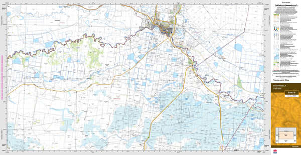 Boggabilla 8940-N Topographic Map 1:50k