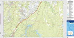 Bargo 9029-3N Topographic Map 1:25k