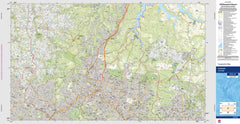 Hornsby 9130-4S Topographic Map 1:25k