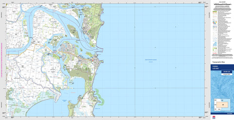 Yamba 9539-2S Topographic Map 1:25k