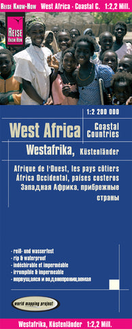 West Africa Coastal Countries – Reise Know-How Folded Travel Map