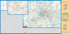 Berlin Borch Folded Laminated Map