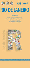 Rio de Janeiro Borch Folded Laminated Map