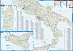 Italy Borch Folded Laminated Map