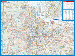 Amsterdam Borch Folded Laminated Map