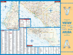 Aruba Borch Folded Laminated Map