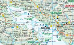 Costa Rica Borch Folded Laminated Map