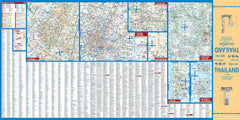 Thailand Borch Folded Laminated Map