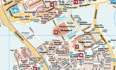 Stockholm Borch Folded Laminated Map