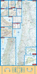 Chile Borch Folded Laminated Map