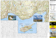Turkey & Mediterranean Coast National Geographic Folded Map