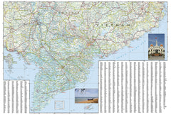 Vietnam South National Geographic Folded Map