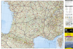 France National Geographic Folded Map