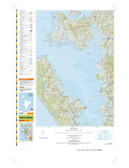 AZ30 - Kaipara Harbour Topo50 map