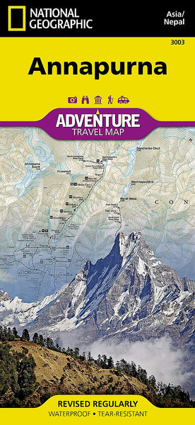 Annapurna National Geographic Folded Map