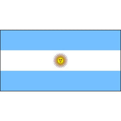 Argentina (with emblem) Flag 1800 x 900mm