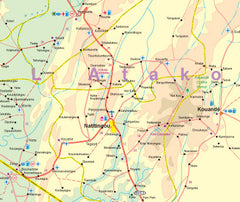 Benin & Togo ITMB Map