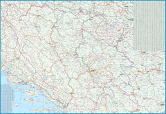 Bosnia - Montenegro ITMB Map