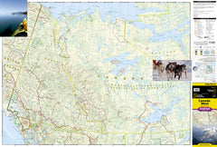 Canada West National Geographic Folded Map