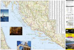 Croatia National Geographic Folded Map