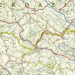 Croatia National Geographic Folded Map