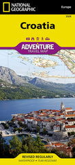 Croatia National Geographic Folded Map
