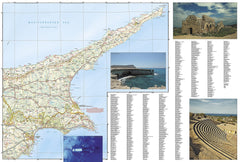 Cyprus National Geographic Folded Map