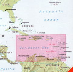 Caribbean Lesser Antilles Nelles Map
