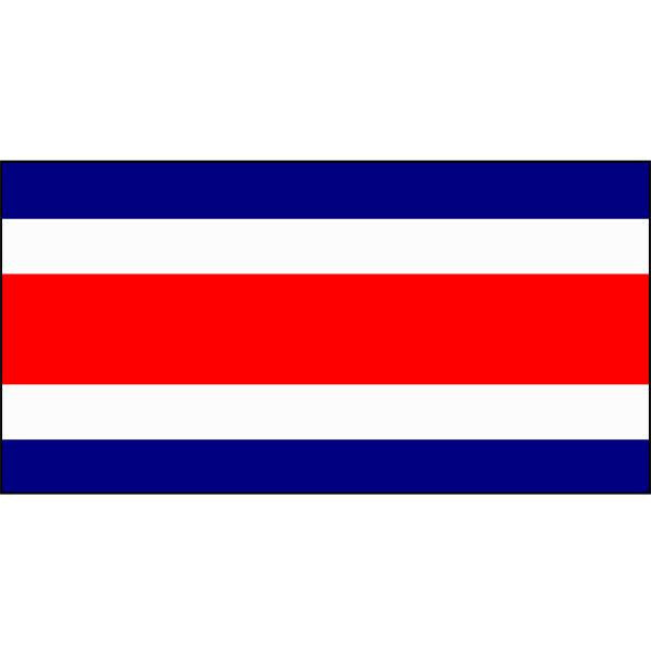 Costa Rica Flag 1800 x 900mm