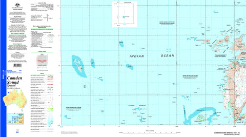 Camden Sound Special SD51-15 Topographic Map 1:250k
