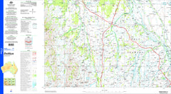Dobbyn 5E54-14 Topographic Map 1:250k