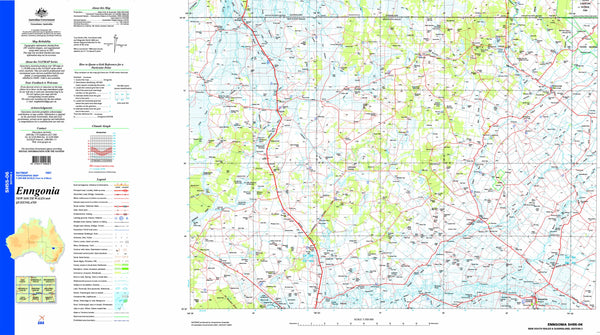 Enngonia SH55-06 Topographic Map 1:250k