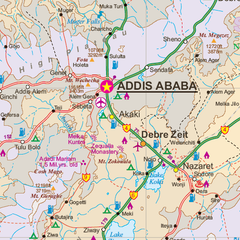 Ethiopia & Eritrea ITMB Map