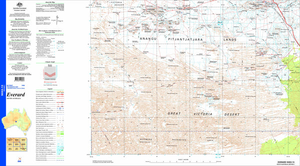 Everard SG53-13 Topographic Map 1:250k