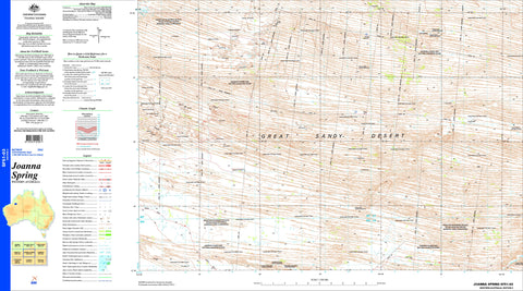 Joanna Spring SF51-03 Topographic Map 1:250k