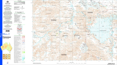 Gunanya SF51-14 Topographic Map 1:250k
